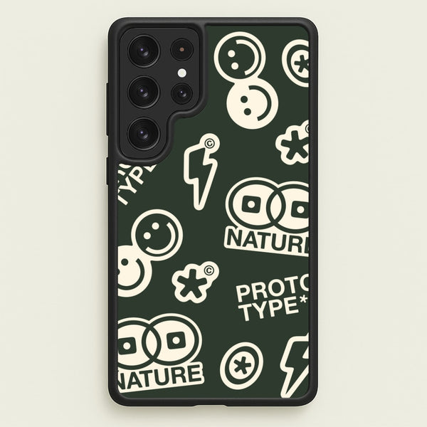 Base Camp Green Phone Case - Galaxy S23 Ultra / Standard
