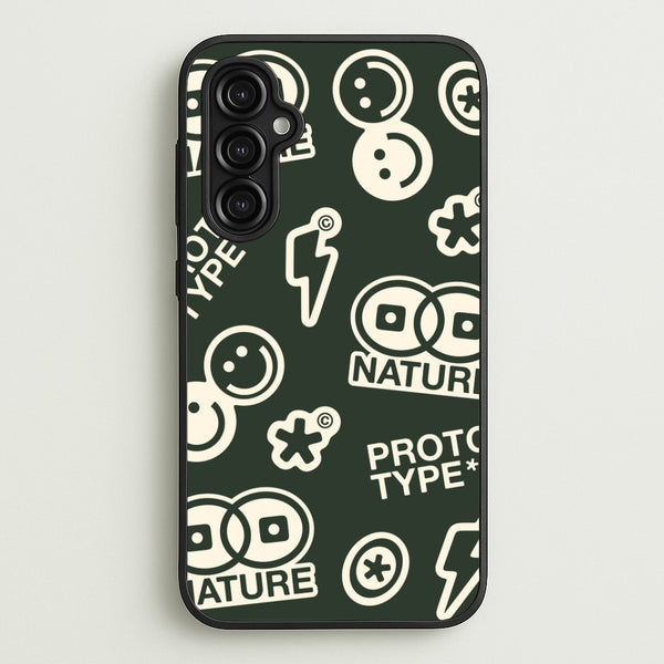 Base Camp Green Phone Case - Galaxy A14 / Standard