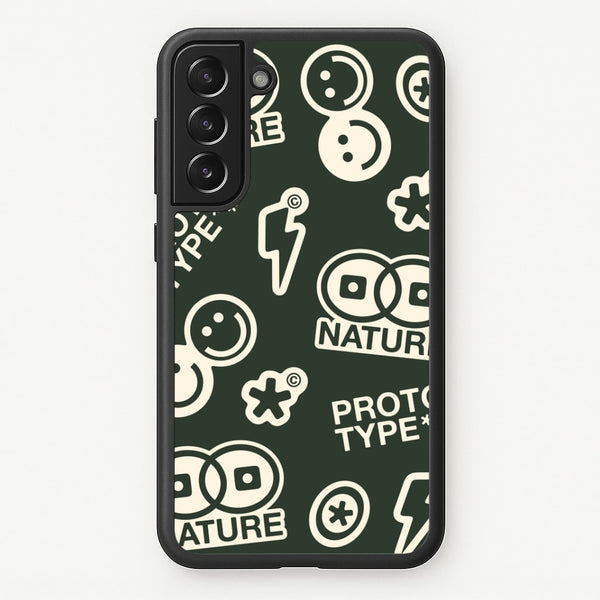 Base Camp Green Phone Case - Galaxy S22 Plus / Standard