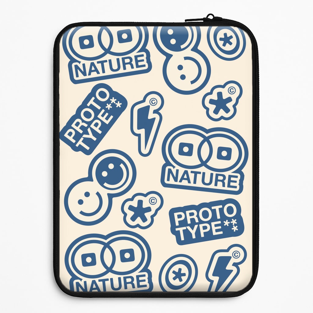 Base Camp Blue Laptop Sleeve