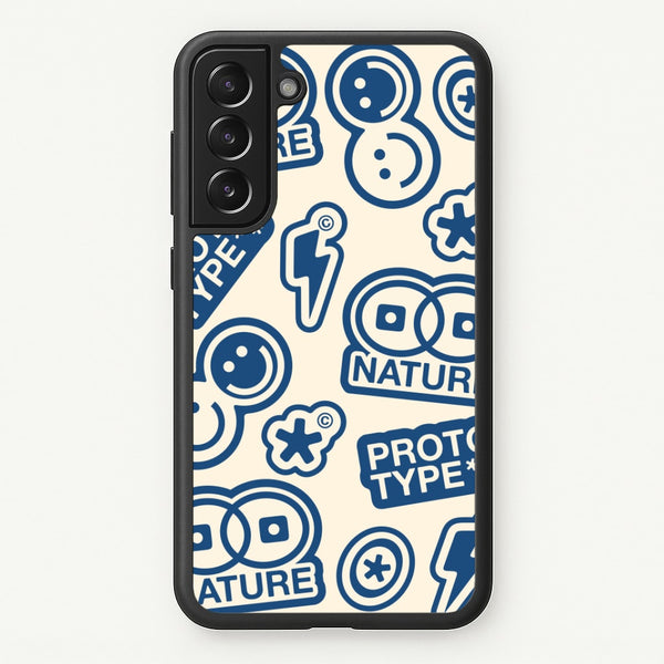 Base Camp Blue Phone Case - Galaxy S22 Plus / Standard
