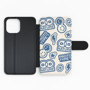 Base Camp Blue Flip / Wallet Phone Case 2