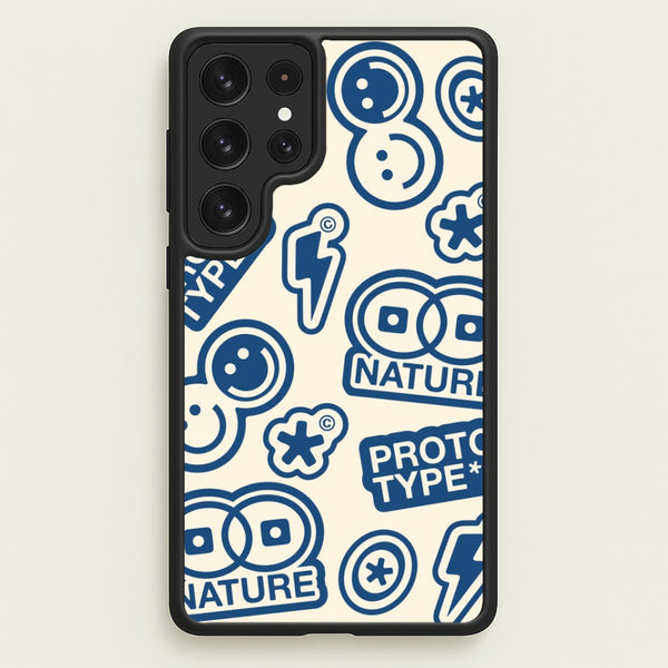 Base Camp Blue Phone Case - Galaxy S23 Ultra / Standard