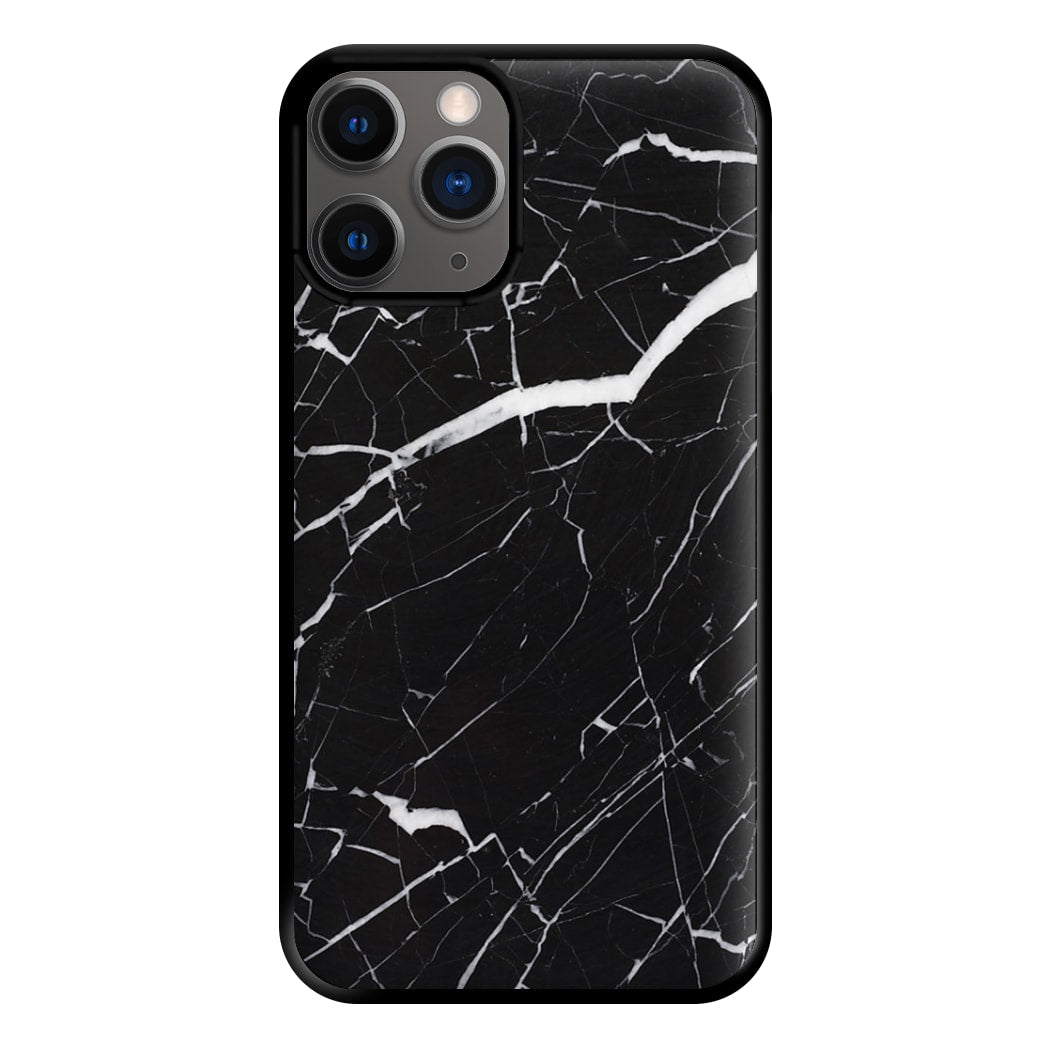 Black & White Marble Pattern Phone Case for iPhone 12 Pro Max