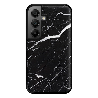 Black & White Marble Pattern Phone Case for Google Pixel 8