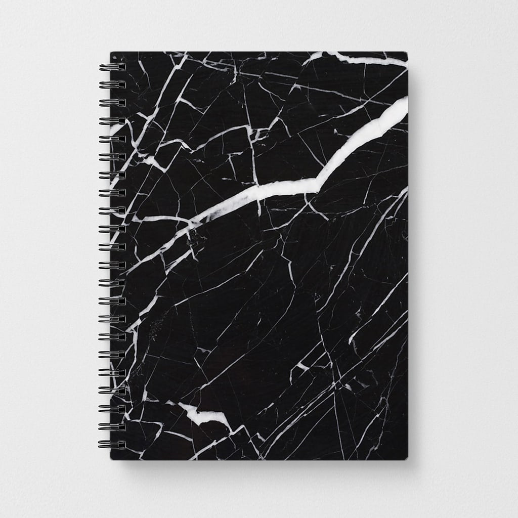 Black & White Marble Pattern Notebook