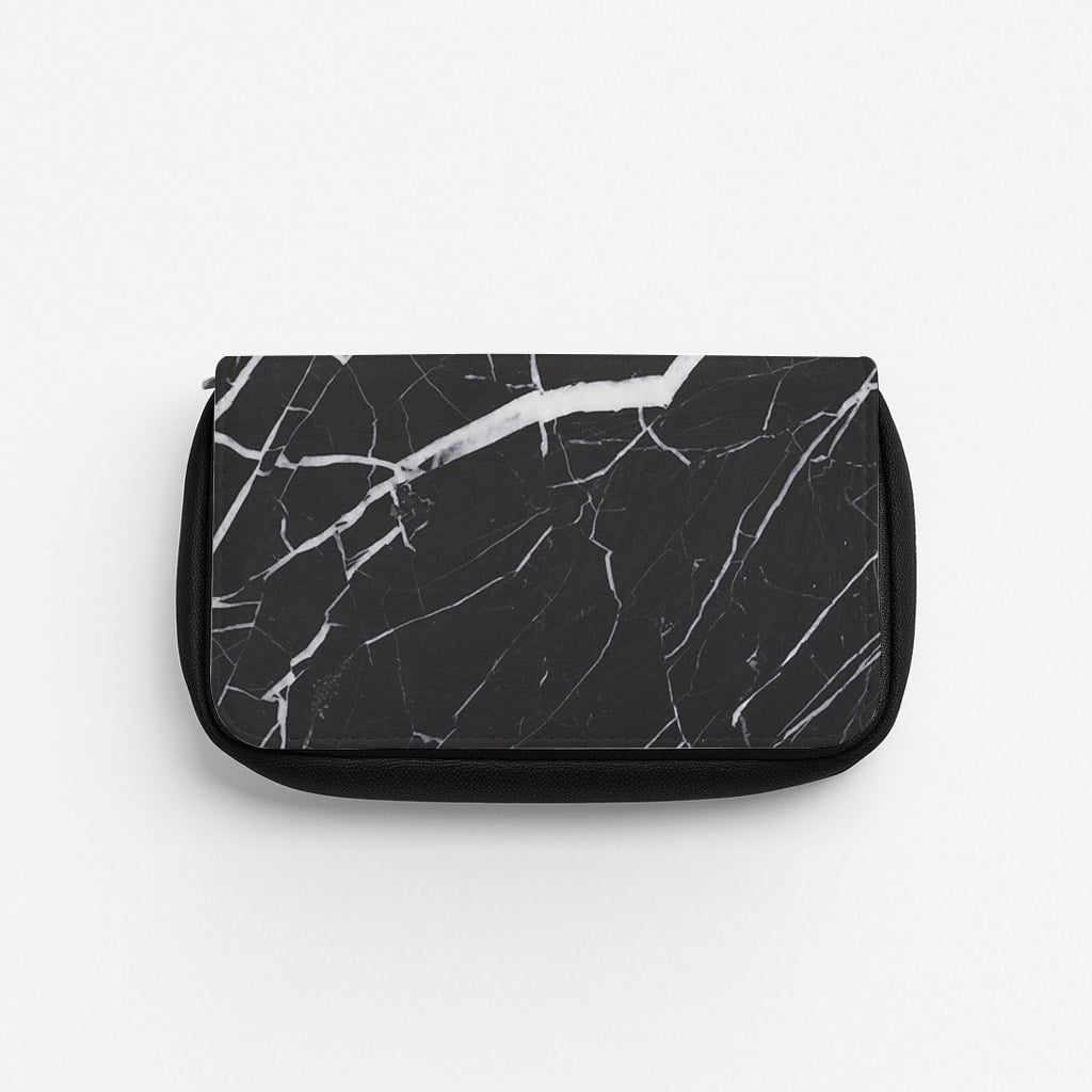 Black & White Marble Pattern Pencil Case