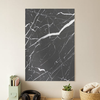 Black & White Marble Pattern Poster
