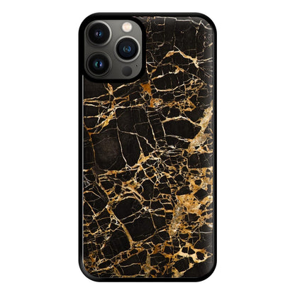 Black & Gold Marble Pattern Phone Case for iPhone 11 Pro Max