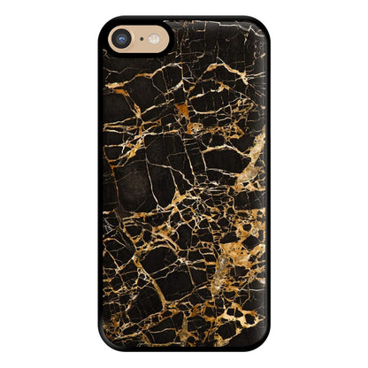 Black & Gold Marble Pattern Phone Case for iPhone 6 / 7 / 8 / SE