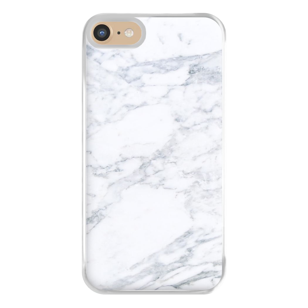 White Marble Pattern Phone Case for iPhone 6 / 7 / 8 / SE