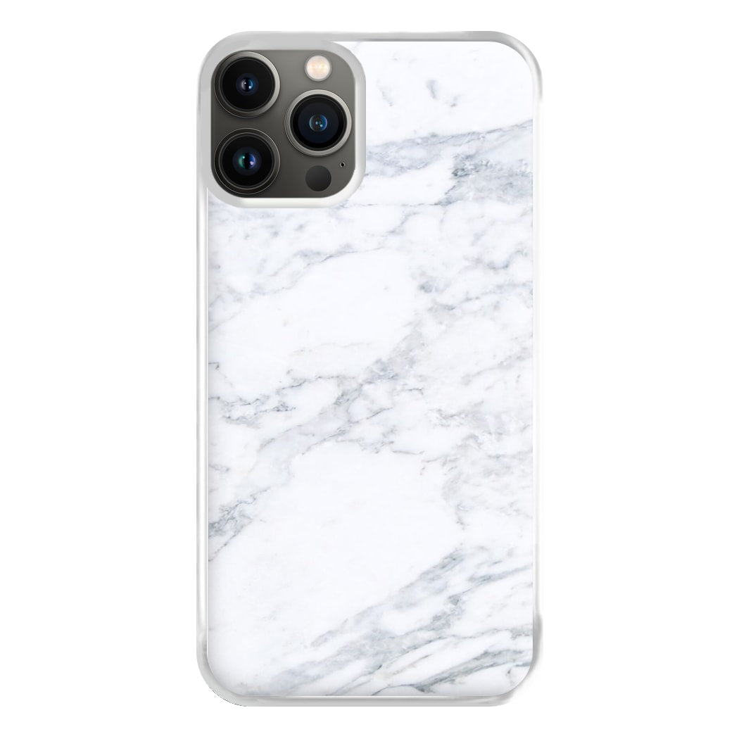 White Marble Pattern Phone Case for iPhone 11 Pro Max