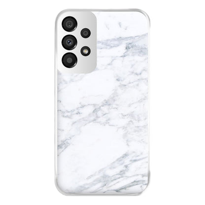 White Marble Pattern Phone Case for Galaxy A33