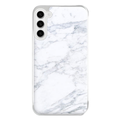 White Marble Pattern Phone Case for Galaxy S23FE