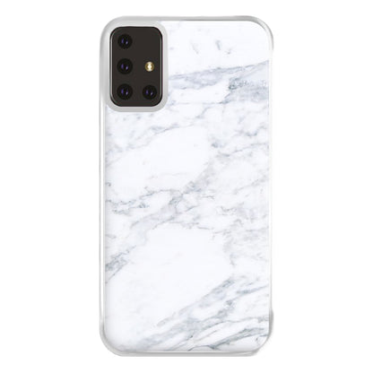 White Marble Pattern Phone Case for Galaxy A71