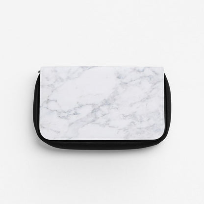 White Marble Pattern Pencil Case