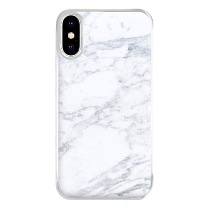 White Marble Pattern Phone Case for iPhone XS Max