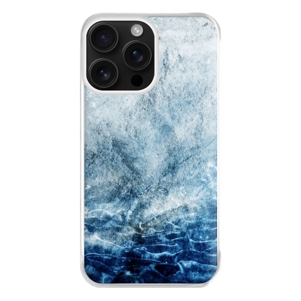 Sea Blue Marble Phone Case