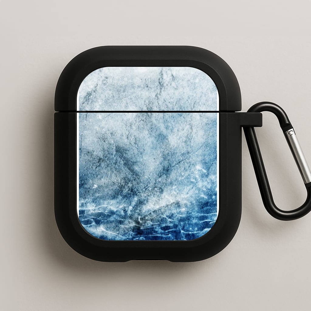 Sea Blue Marble AirPods Case
