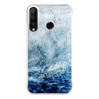 Sea Blue Marble Phone Case for Huawei P30 Lite