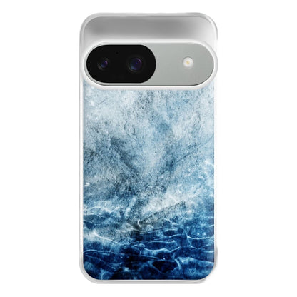 Sea Blue Marble Phone Case for Google Pixel 9 / 9 Pro