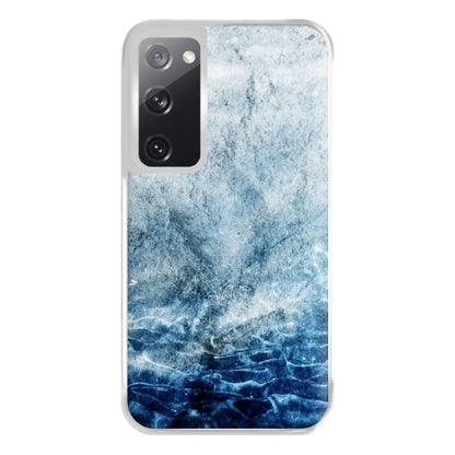 Sea Blue Marble Phone Case for Galaxy S20FE