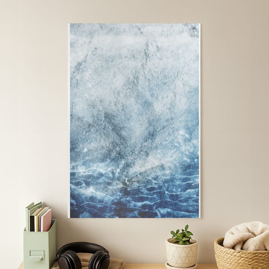Sea Blue Marble Poster