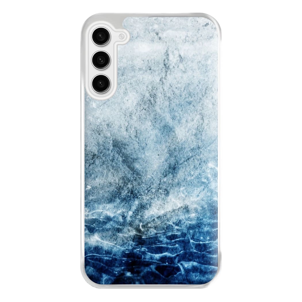 Sea Blue Marble Phone Case for Galaxy S23FE