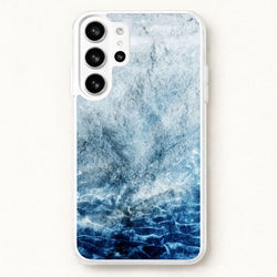 Sea Blue Marble Phone Case for Galaxy S26 Ultra