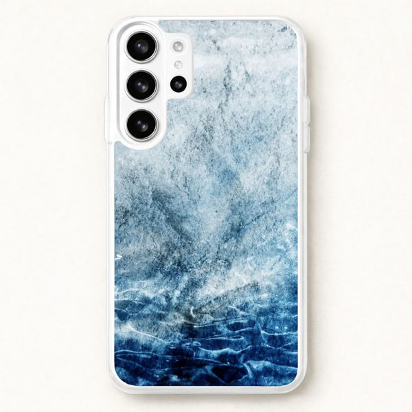 Sea Blue Marble Phone Case for Galaxy S26 Ultra