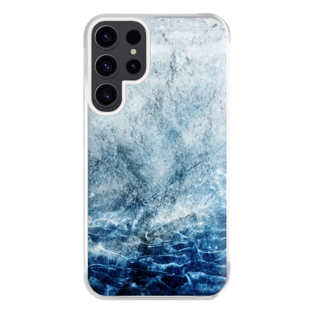 Sea Blue Marble Phone Case for Galaxy S23 Ultra