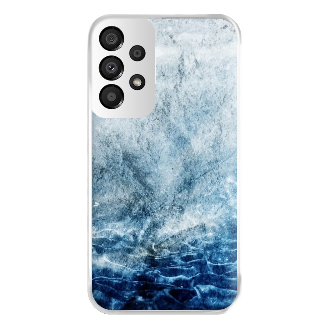 Sea Blue Marble Phone Case for Galaxy A33