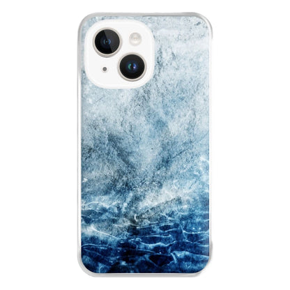 Sea Blue Marble Phone Case for iPhone 14 Plus