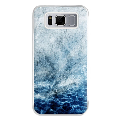 Sea Blue Marble Phone Case for Galaxy S8 Plus