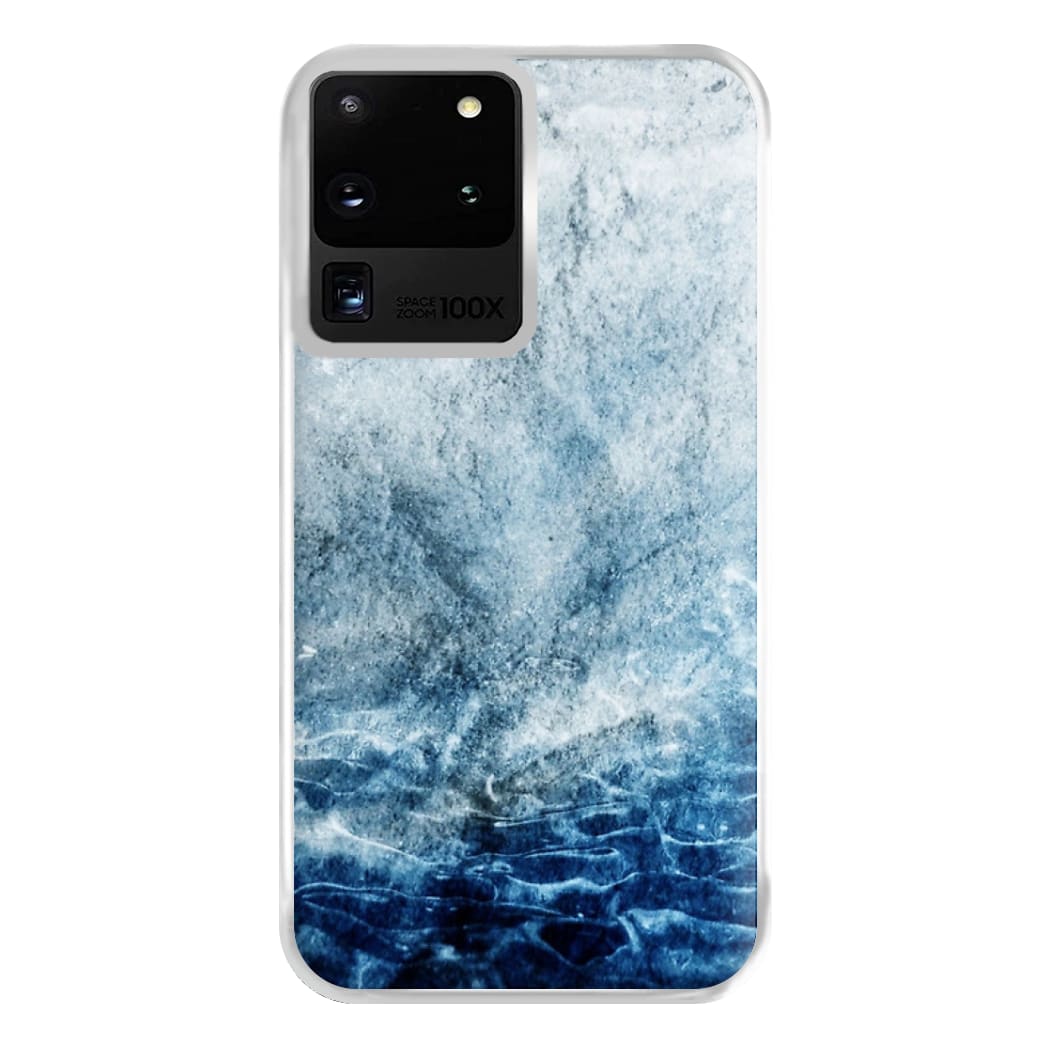 Sea Blue Marble Phone Case for Galaxy S20 Ultra