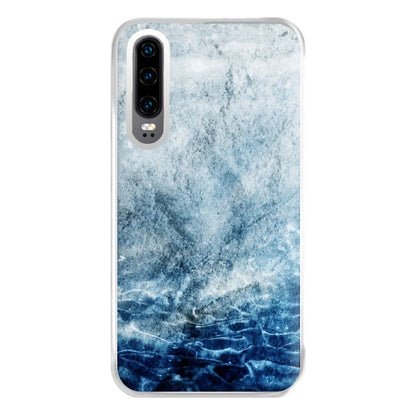 Sea Blue Marble Phone Case for Huawei P30