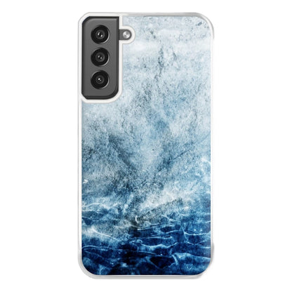 Sea Blue Marble Phone Case for Galaxy S21FE