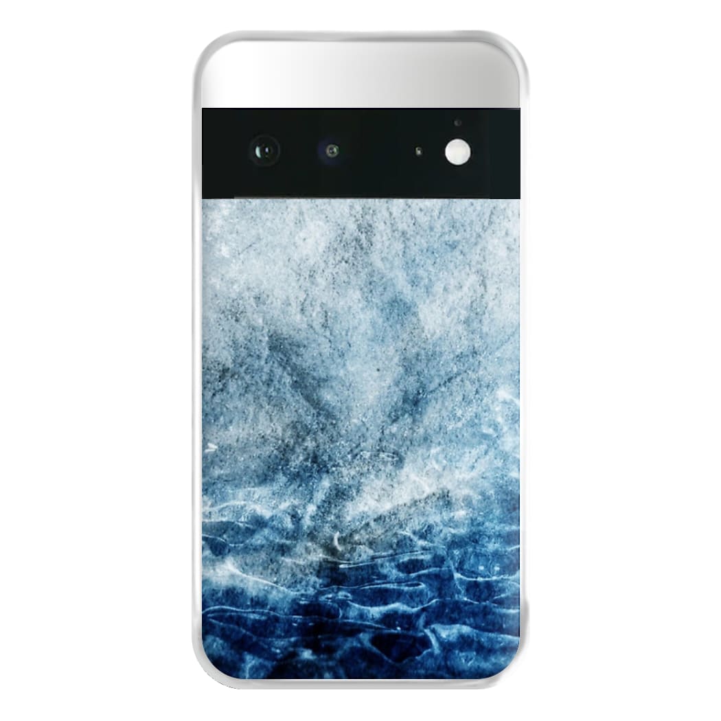 Sea Blue Marble Phone Case for Google Pixel 6a