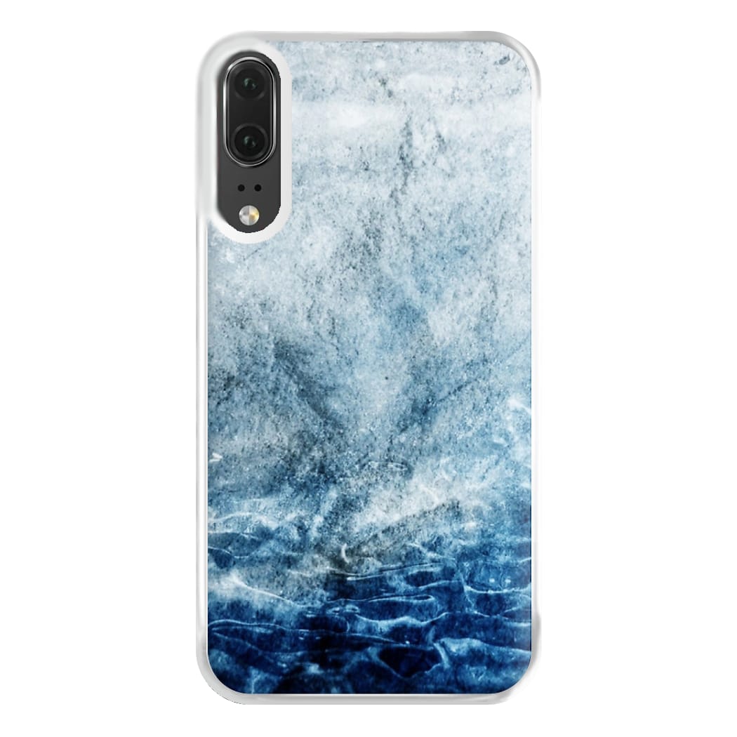 Sea Blue Marble Phone Case for Huawei P20