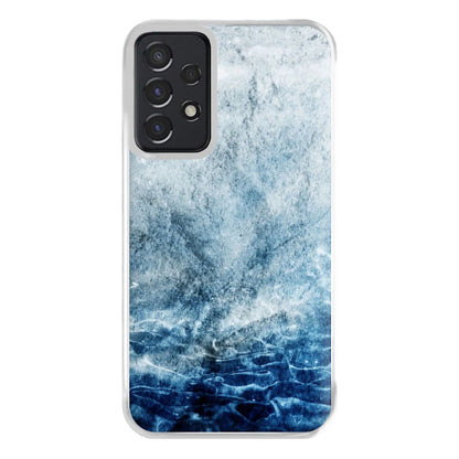 Sea Blue Marble Phone Case for Galaxy A52 / A52s