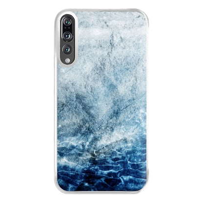 Sea Blue Marble Phone Case for Huawei P20 Pro