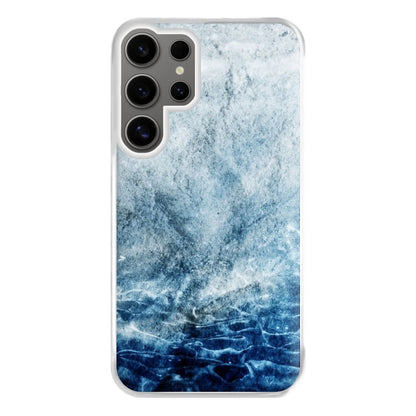 Sea Blue Marble Phone Case for Galaxy S24 Ultra