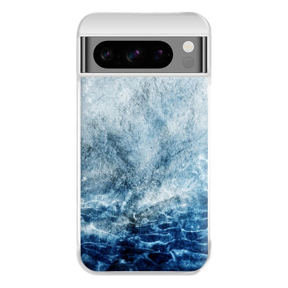 Sea Blue Marble Phone Case for Google Pixel 8 Pro