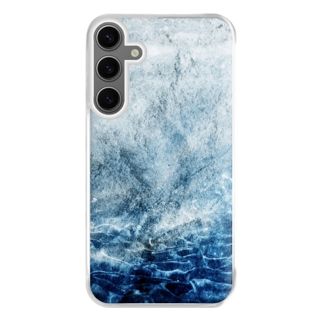 Sea Blue Marble Phone Case for Galaxy S24FE