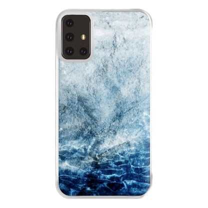 Sea Blue Marble Phone Case for Galaxy A71