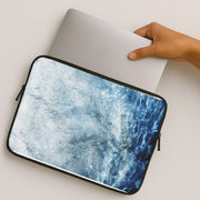 Sea Blue Marble Laptop Sleeve 2