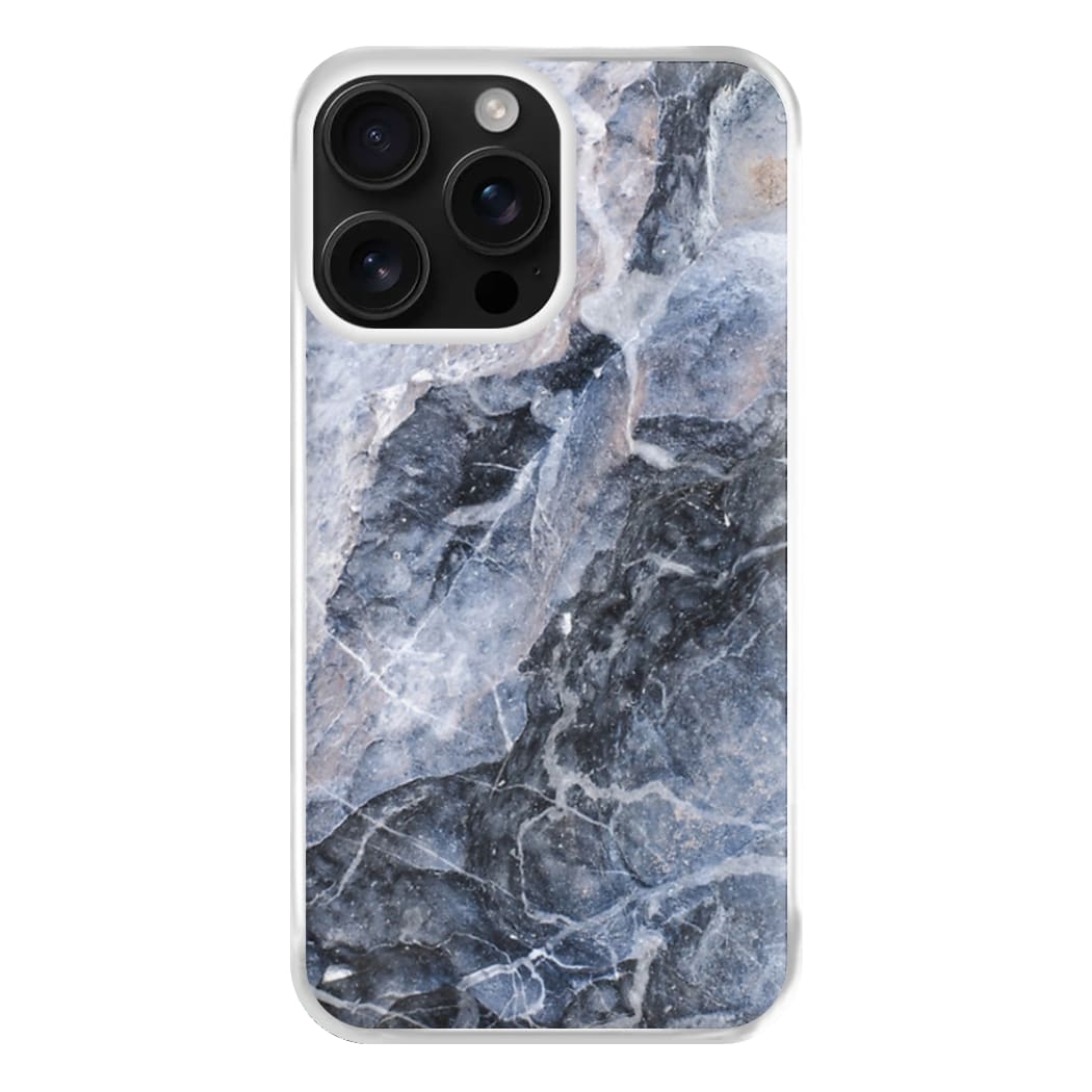 Grey and White Marble Phone Case