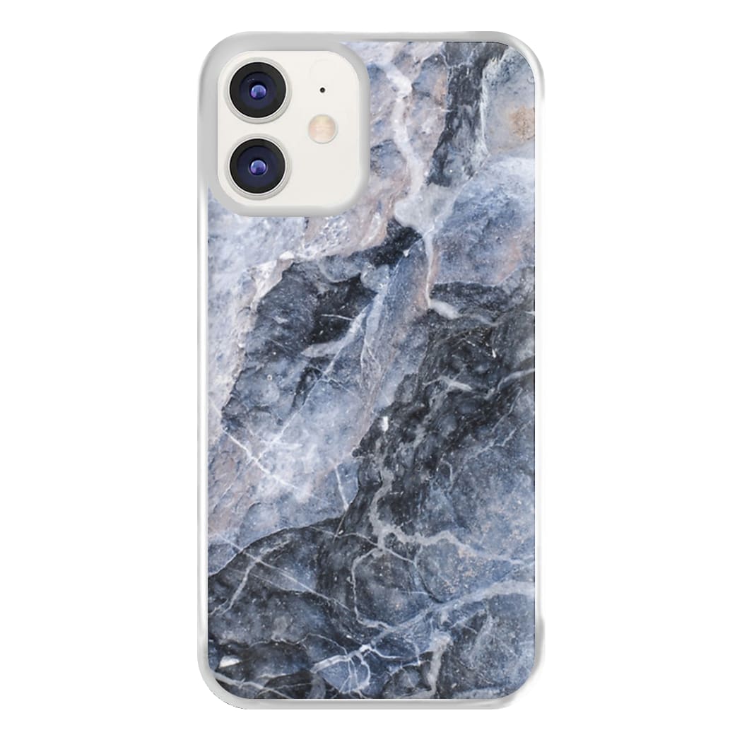 Grey and White Marble Phone Case for iPhone 12 / 12 Pro