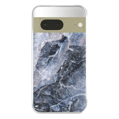 Grey and White Marble Phone Case for Google Pixel 7a