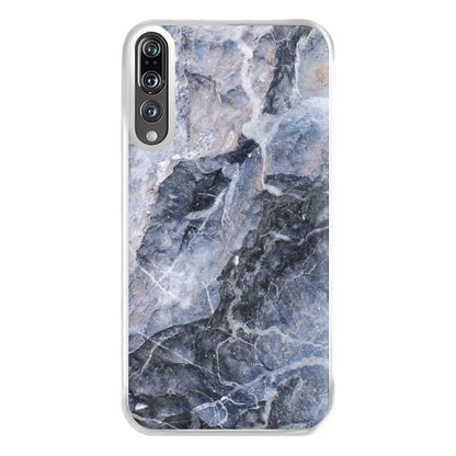 Grey and White Marble Phone Case for Huawei P20 Pro